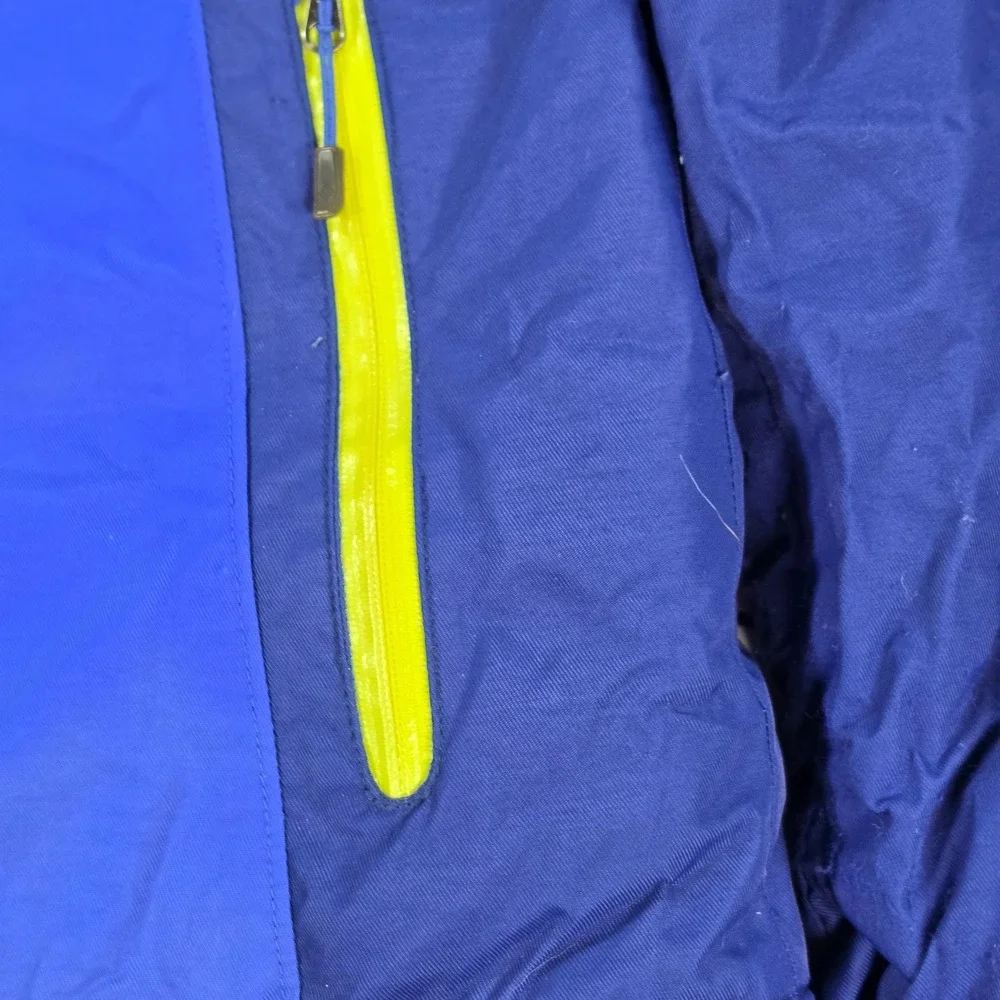 Columbia Ski Jacket Youth Medium Blue Good Omni-Heat Waterproof Hooded Parka